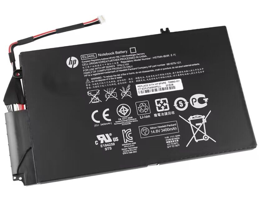 (image for) Genuine 3400mAh 52Wh HP 681879-171 681879-1C1 681879-541 Battery