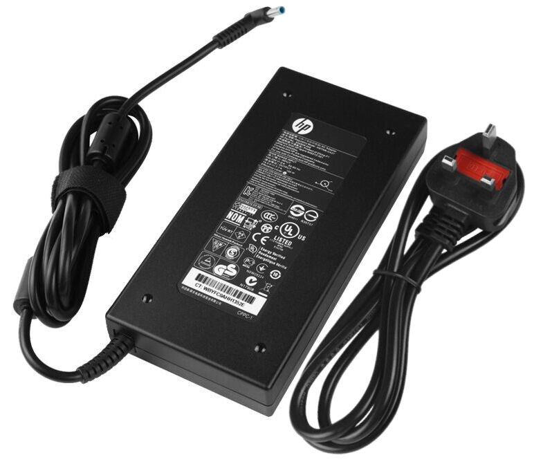 (image for) Genuine 120W 19.5V 6.15A HP 709984-001 AC Adapter Charger + Power Cord