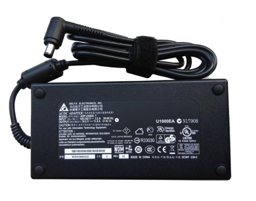 (image for) Genuine 19.5V 11.8A 230W Asus N230W-01 AC Adapter Charger + Power Cord
