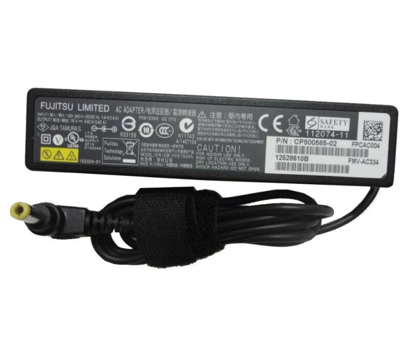 (image for) Genuine Slim 65W Fujitsu CP500581-01 ADP-65YH B AC Adapter Charger + Power Cord